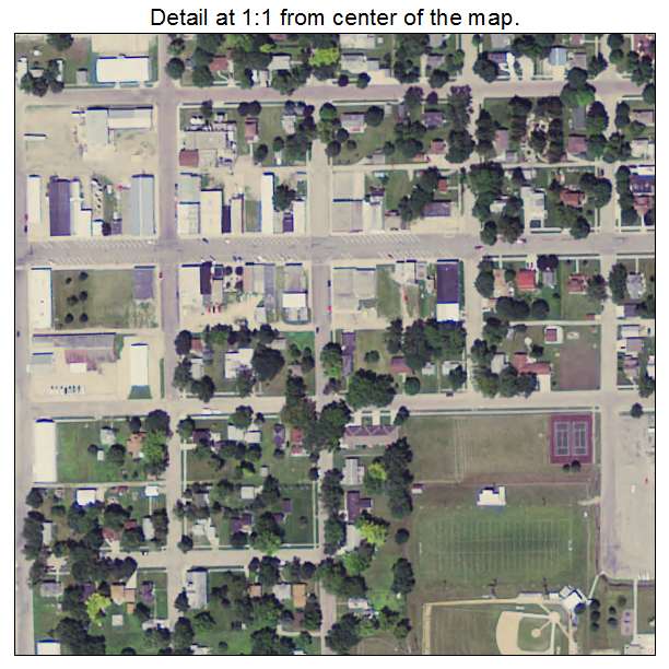 Truman, Minnesota aerial imagery detail