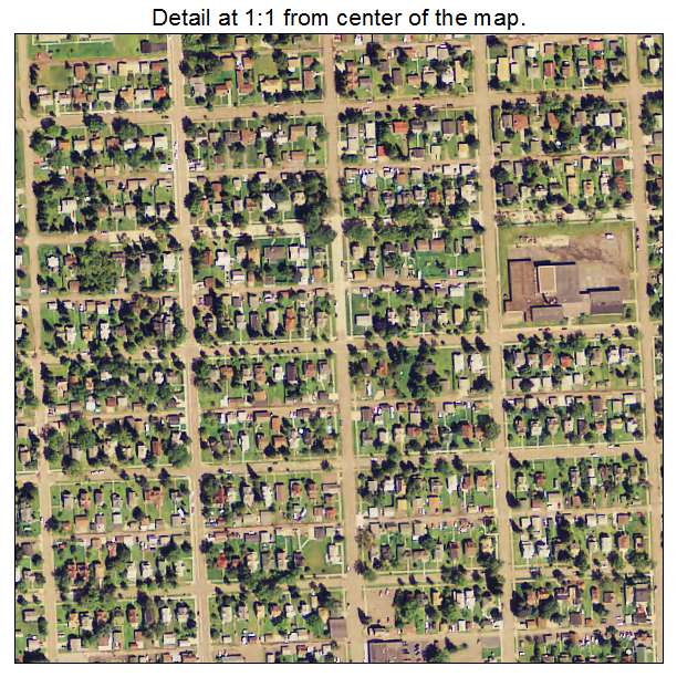 Two Harbors, Minnesota aerial imagery detail