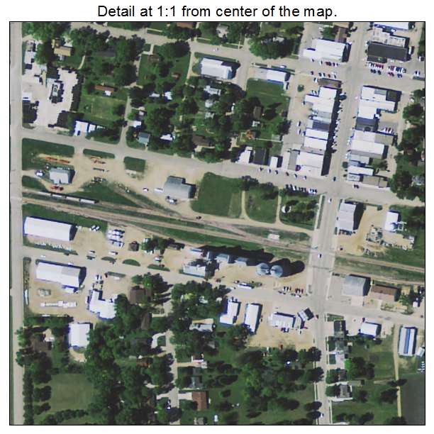 Tyler, Minnesota aerial imagery detail