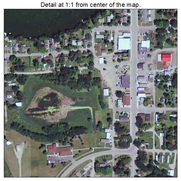 Underwood, Minnesota aerial imagery detail