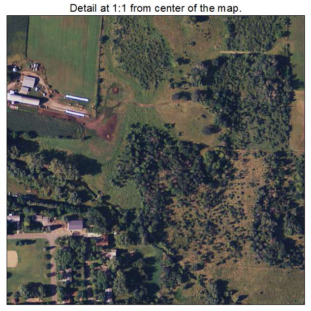 Upsala, Minnesota aerial imagery detail
