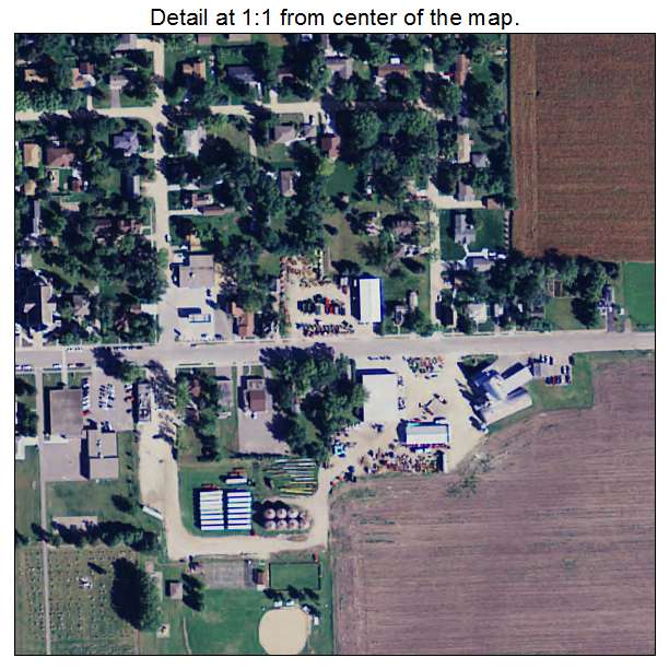 Vermillion, Minnesota aerial imagery detail