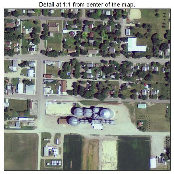Vesta, Minnesota aerial imagery detail