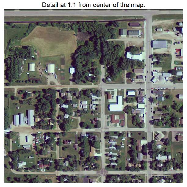 Villard, Minnesota aerial imagery detail
