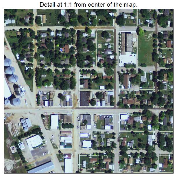 Wabasso, Minnesota aerial imagery detail