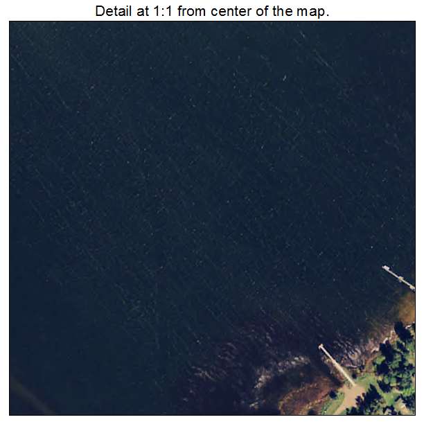 Wahkon, Minnesota aerial imagery detail