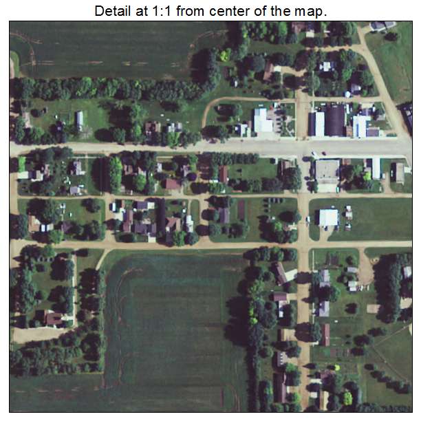 Wanda, Minnesota aerial imagery detail
