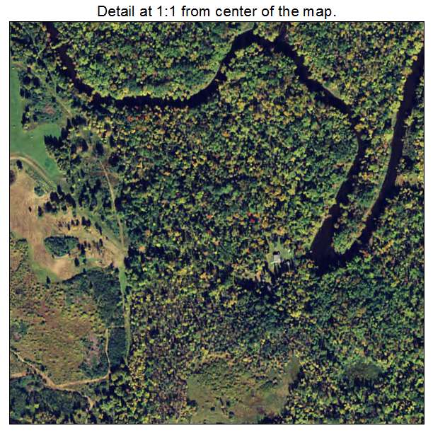 Warba, Minnesota aerial imagery detail