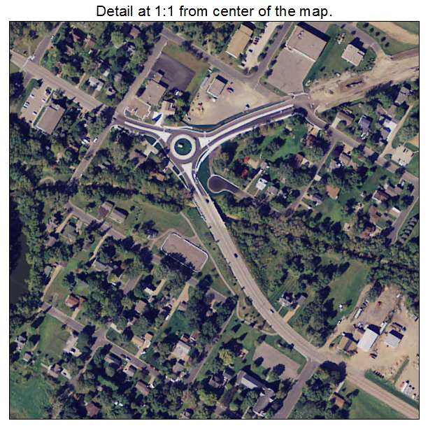 Watertown, Minnesota aerial imagery detail