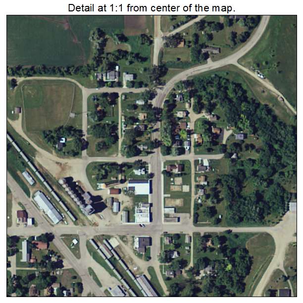 Watson, Minnesota aerial imagery detail