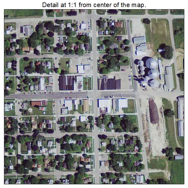West Concord, Minnesota aerial imagery detail