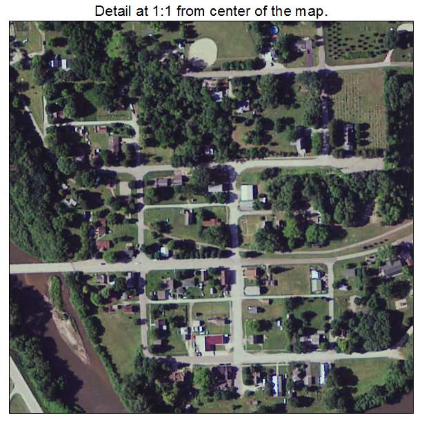 Whalan, Minnesota aerial imagery detail