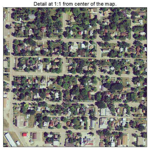 Wheaton, Minnesota aerial imagery detail