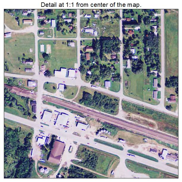 Williams, Minnesota aerial imagery detail