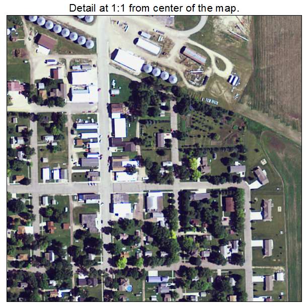 Wilmont, Minnesota aerial imagery detail