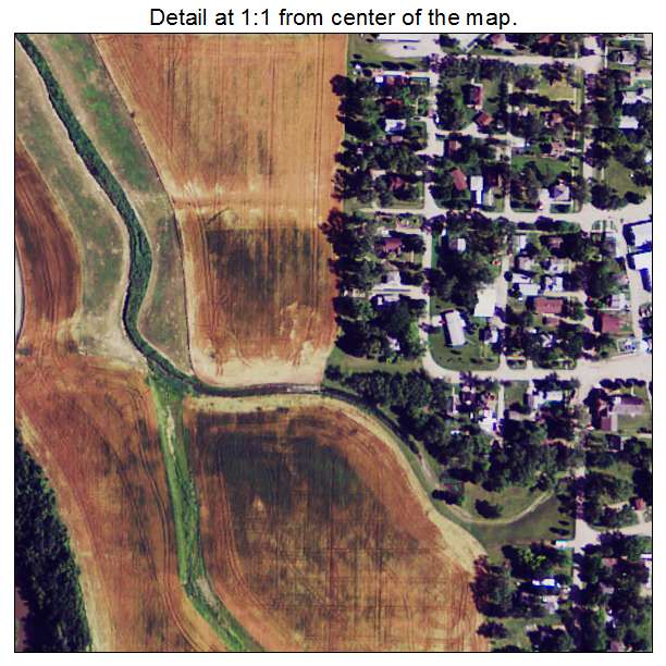 Wolverton, Minnesota aerial imagery detail