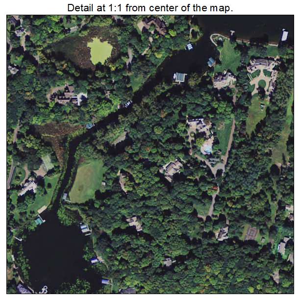 Woodland, Minnesota aerial imagery detail