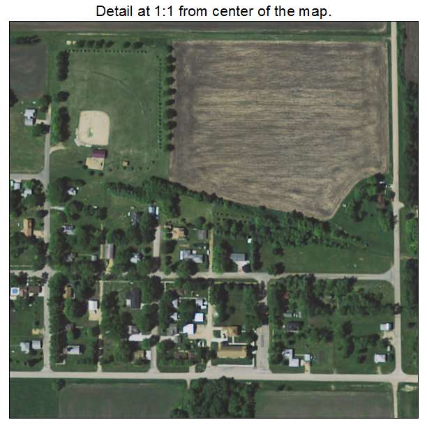 Woodstock, Minnesota aerial imagery detail