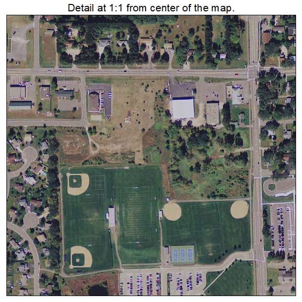 Zimmerman, Minnesota aerial imagery detail