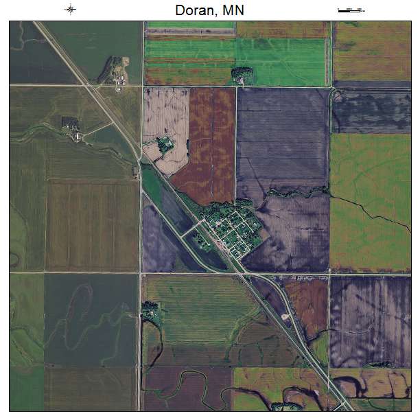 Doran, MN air photo map