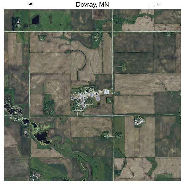 Dovray, MN air photo map