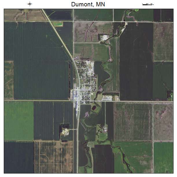 Dumont, MN air photo map