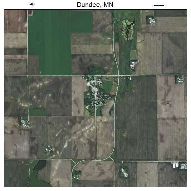 Dundee, MN air photo map