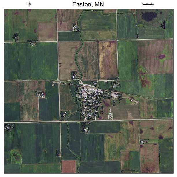 Easton, MN air photo map