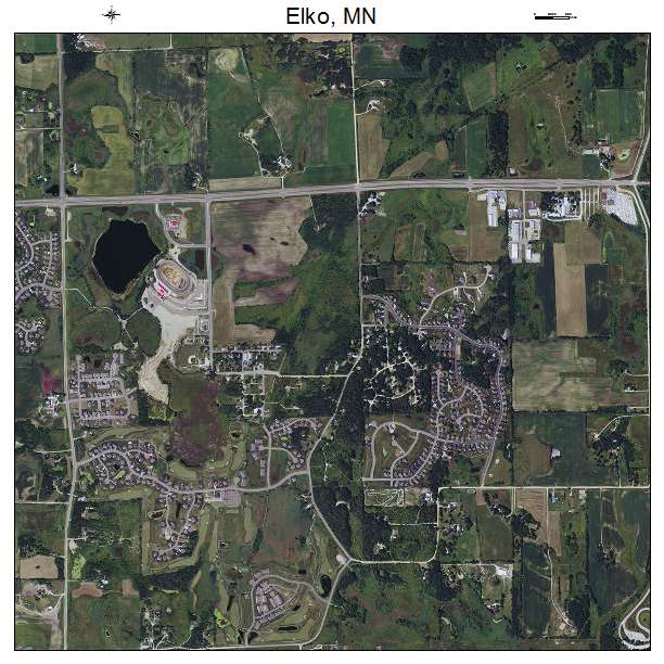 Elko, MN air photo map
