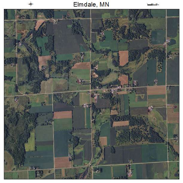 Elmdale, MN air photo map