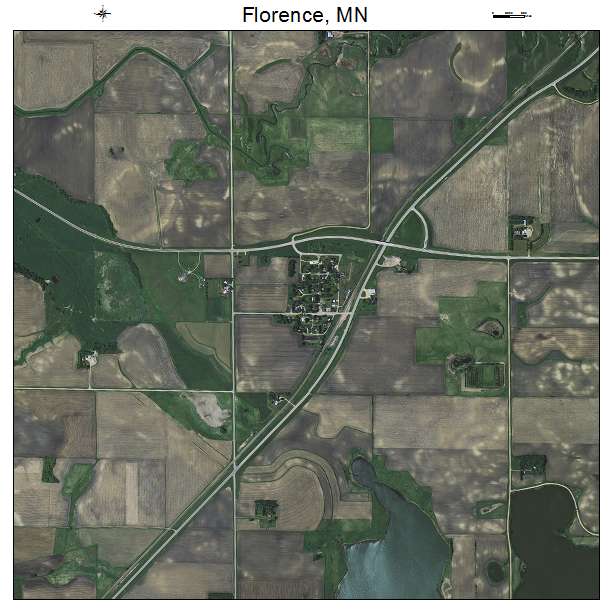 Florence, MN air photo map