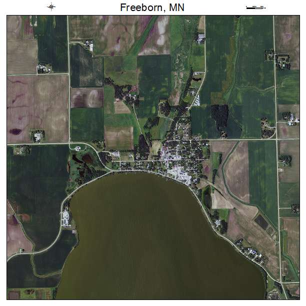 Freeborn, MN air photo map