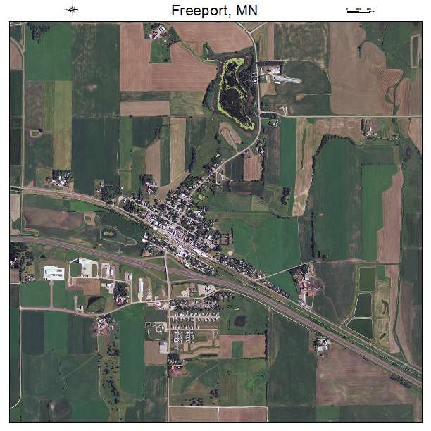 Freeport, MN air photo map