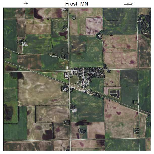 Frost, MN air photo map