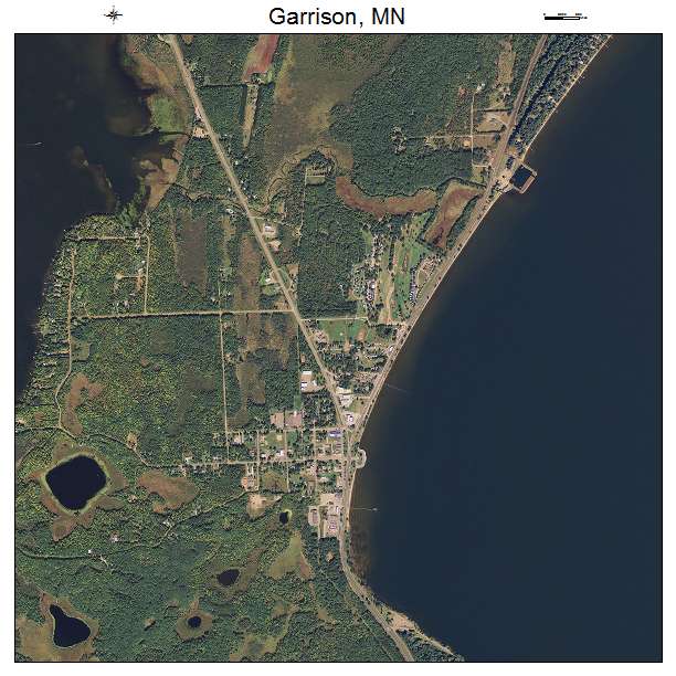 Garrison, MN air photo map