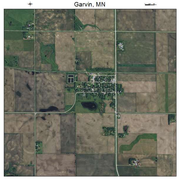 Garvin, MN air photo map