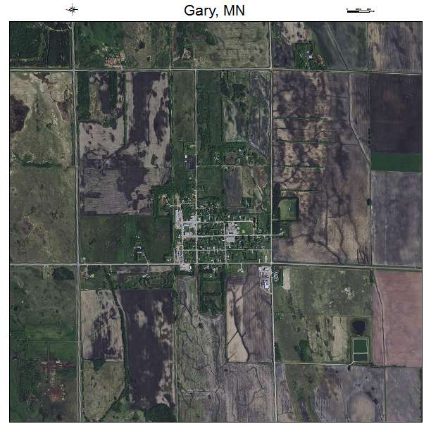 Gary, MN air photo map