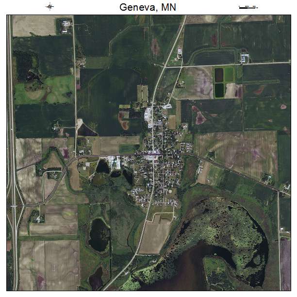 Geneva, MN air photo map