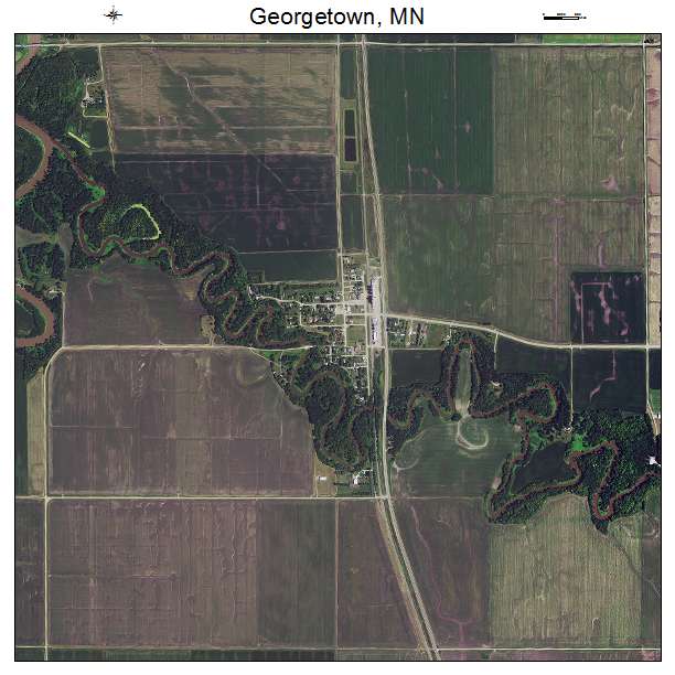 Georgetown, MN air photo map