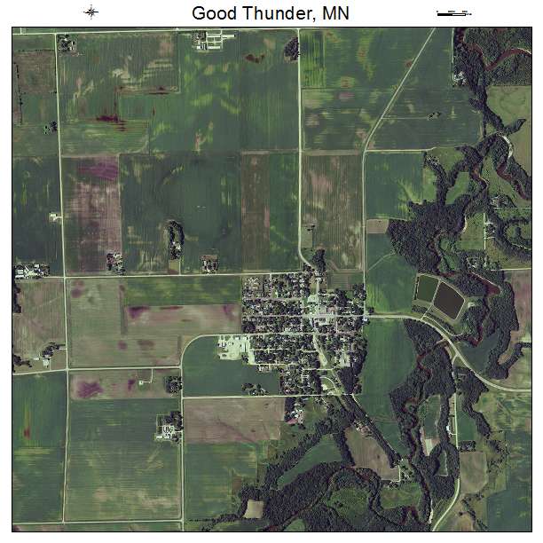 Good Thunder, MN air photo map