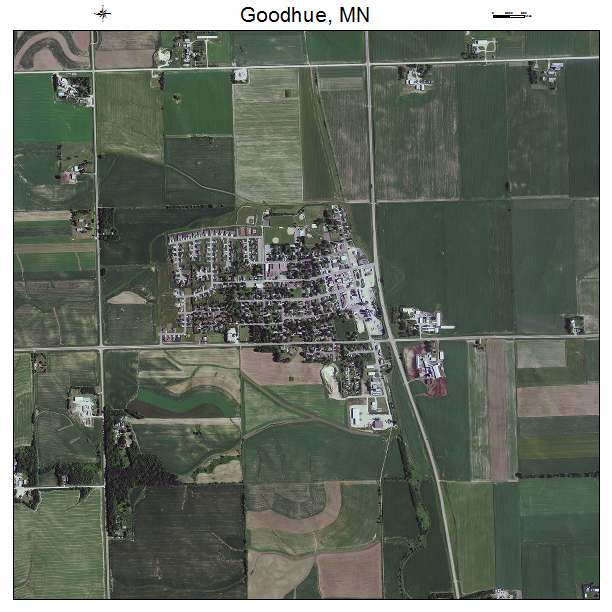 Goodhue, MN air photo map