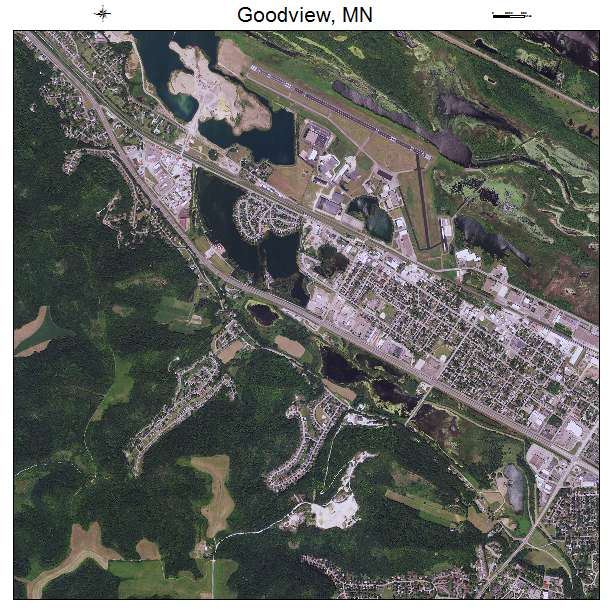 Goodview, MN air photo map