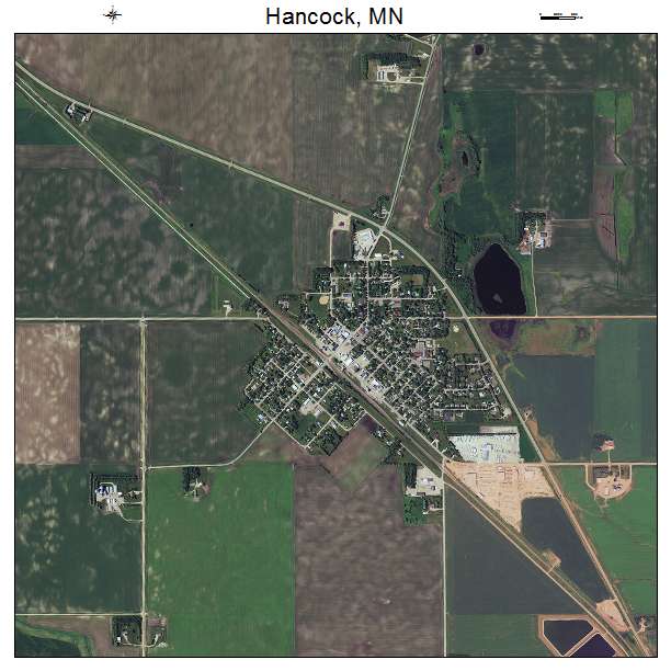 Hancock, MN air photo map