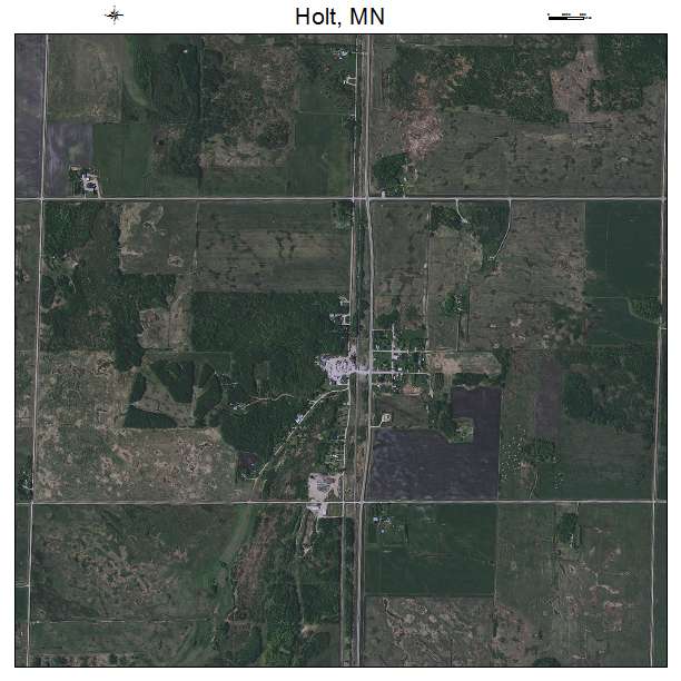 Holt, MN air photo map