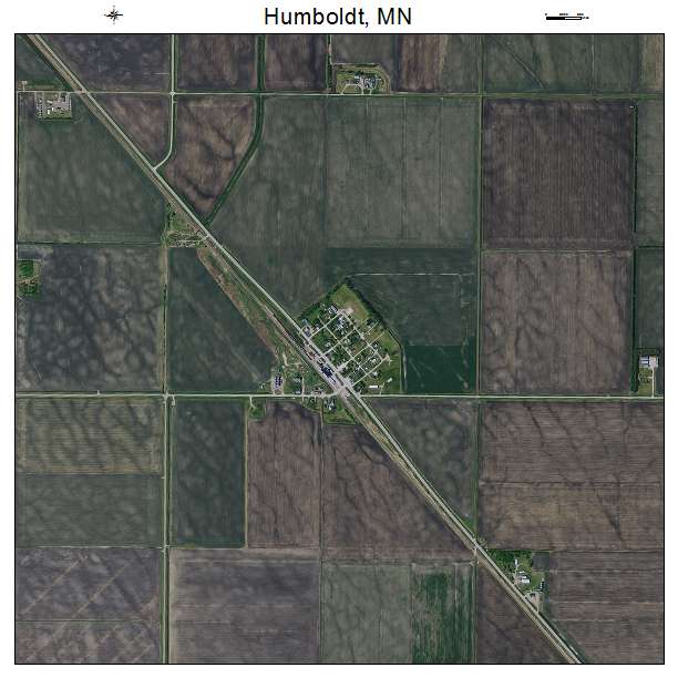 Humboldt, MN air photo map