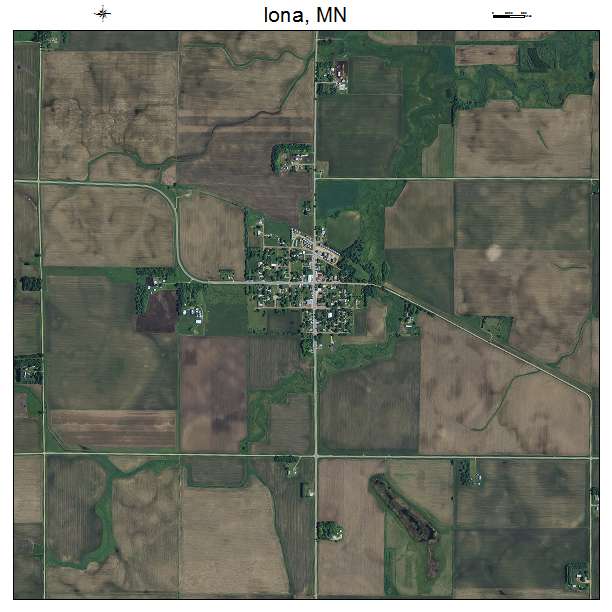 Iona, MN air photo map