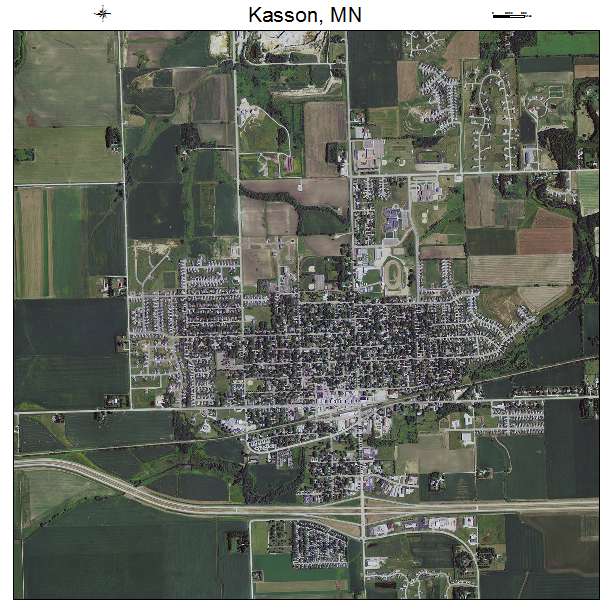 Kasson, MN air photo map