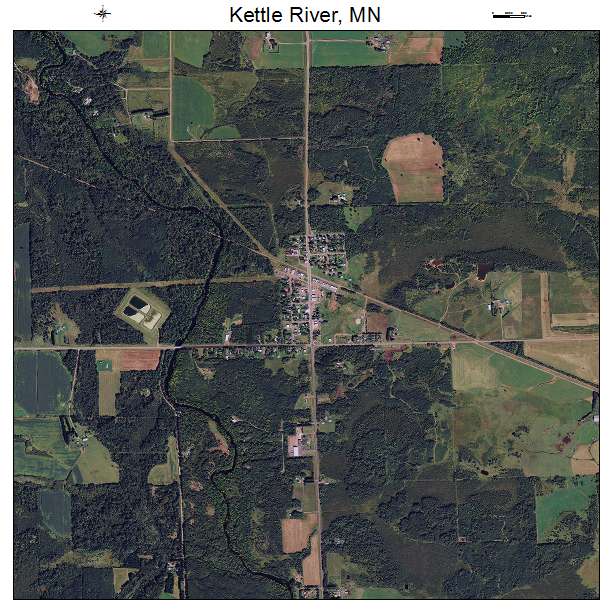 Kettle River, MN air photo map