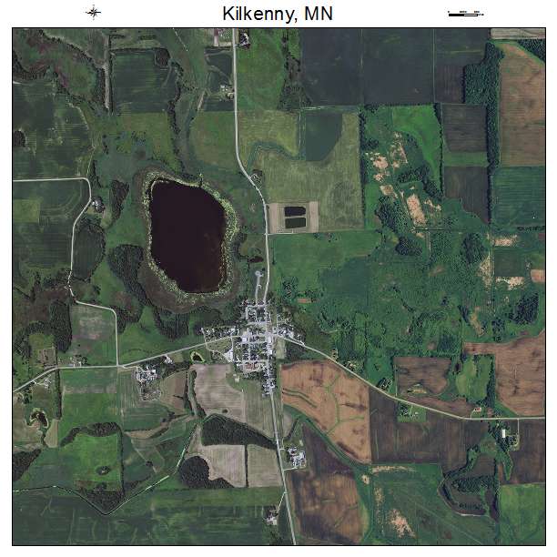 Kilkenny, MN air photo map