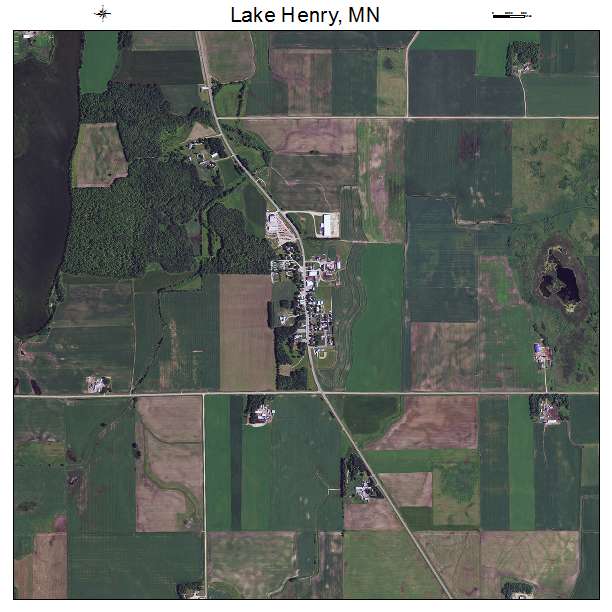 Lake Henry, MN air photo map
